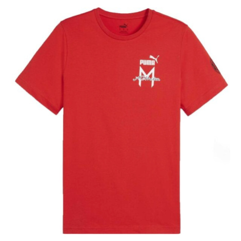 Puma AC MILAN FTBLICONS TEE Pánske tričko, červená, veľkosť