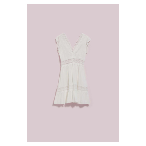 WOMEN'S DRESS L-SU-4045 WHITE Moodo