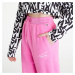 Kalhoty Tommy Jeans Signature Fleece Sweatpants Pink