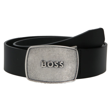 BOSS Opasky  čierna / strieborná Hugo Boss