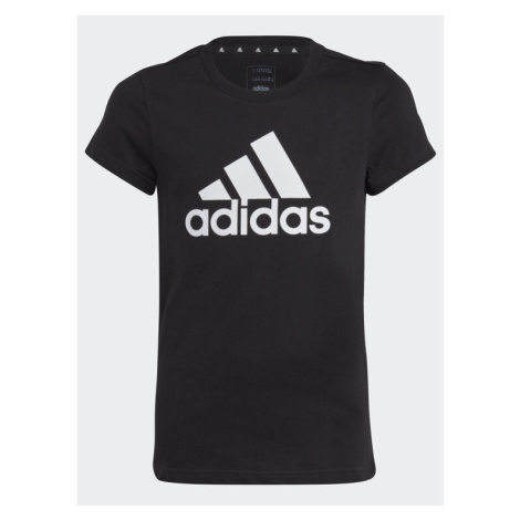 Adidas Tričko Essentials Big Logo Cotton T-Shirt IC6120 Čierna Slim Fit