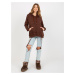 Women's Hoodie Och Bella - brown