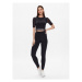Calvin Klein Performance Funkčné tričko 00GWS3K116 Čierne rhodiované Cropped Fit