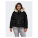Black women's winter quilted jacket ONLY CARMAKOMA New Ellan - Women