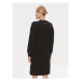 KARL LAGERFELD Úpletové šaty 240W1352 Čierna Regular Fit
