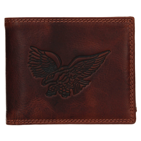 Pánska kožená peňaženka SendiDesign Eagle - hnedá Sendi Design