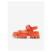 Oranžové dámske sandále na platforme Desigual Road