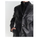 Pánsky kožený kabát s odnímateľnou vložkou