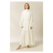 Šaty Ivy & Oak biela farba, maxi, áčkový strih
