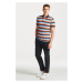 POLOKOŠEĽA GANT MULTI STRIPE SS PIQUE MULTICOLOR