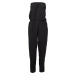 Women's viscose bandeau jumpsuit black