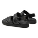 Calvin Klein Sandále Padded Criss Cross Sandal HM0HM01482 Čierna