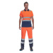 Cerva Cadiz Pánska HI-VIS polokošeľa 03050053 oranžová/navy