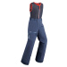 Detské lyžiarske nohavice FR900 s chrbtovým chráničom modré