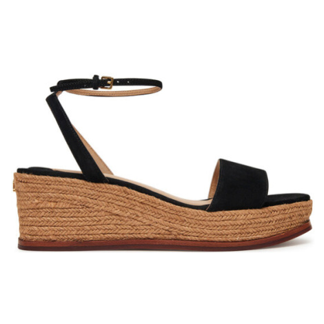 LAUREN RALPH LAUREN Espadrilky Leona 802920421001 Čierna
