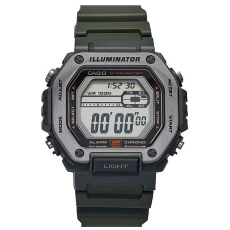 Casio Hodinky Digital MWD-110H-3AVEF Zelená