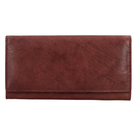 Dámska kožená peňaženka Lagen Inge - hnedá