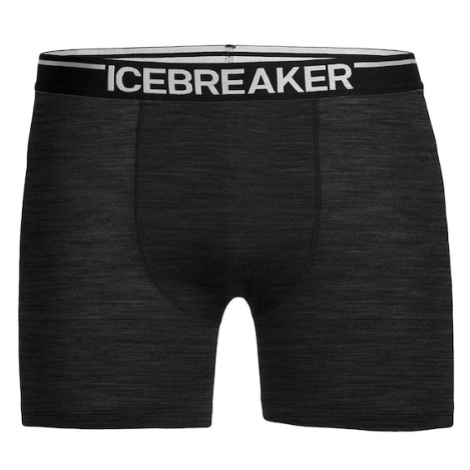 ICEBREAKER Športové nohavičky 'Anatomica'  čierna / čierna melírovaná / biela Icebreaker Merino