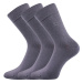 Lonka Dipool Pánske ponožky s extra voľným lemom - 3 páry BM000001525500100535 šedá