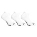 3PACK Styx low white socks