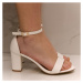 Dámske biele sandále ANDRIA