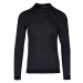 Pánske termo tričko s dlhým rukávom BLIZZARD SHORT CUT-Mens long sleeve, merino wool, anthracite