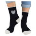 Noviti SB 048 G 01 srdce Dámské ponožky