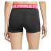 Dámske tréningové kraťasy NIKE W PRO 365 SHORT 3IN-024 BLACK ASTER PINK WHITE