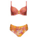 Dvojdielne plavky Paradise 3 S940O22 - Self oranžová-fialová