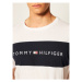 Tommy Hilfiger Tričko Logo Flag UM0UM01170 Biela Regular Fit