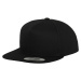 Classic 5 panel snapback blk/blk