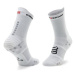 Compressport Ponožky Vysoké Unisex Pro Racing Socks V4.0 Run High XU00046B_010 Biela