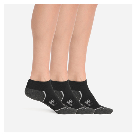 DIM SPORT IN-SHOE 3x - Dámske športové ponožky 3 páry - čierna