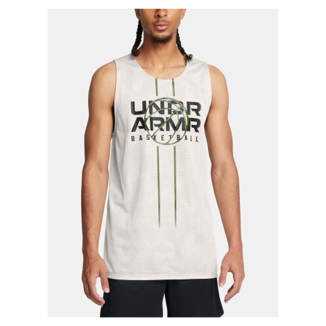 Pánske tielko Under Armour UA Zone Reversible Jsy-GRN