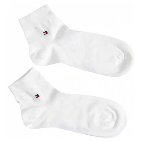 Ponožky Tommy Hilfiger 2-pak pánske, biela farba, 342025001