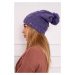 Fleecová čiapka Carolina K243 fialová UNI