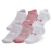 Under Armour ESSENTIAL NO SHOW 6PK Unisex ponožky, biela, veľkosť