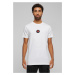 White T-shirt Rose Patch