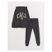 LC Waikiki Boys' Comfort Fit Printed Hoodie and Sweatpants