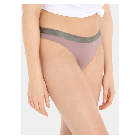 Calvin Klein Underwear Stringové nohavičky 000QD3539E Fialová