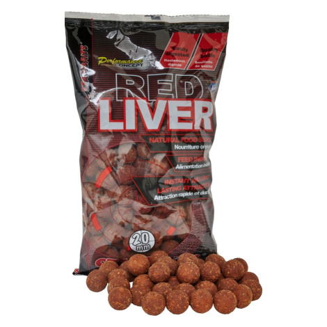 Starbaits boilie red liver - 800 g 14 mm