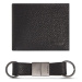 Calvin Klein Sada peňaženka a kľúčenka Gs Minimalism Bifold 5Cc+Keyfob K50K511023 Čierna
