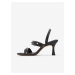 Čierne dámske sandále na podpätku ALDO Louella