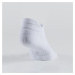 Ponožky na tenis RS 500 stredne vysoké 3 páry biele