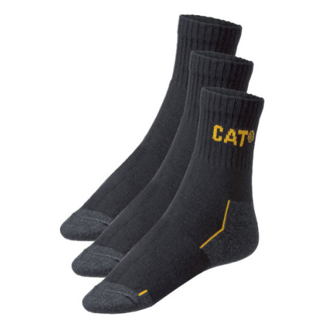 Caterpillar Pánske pracovné ponožky z biobavlny (čierna)