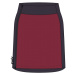 Swix MENALI Krátka prešívaná sukňa, vínová, veľkosť