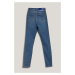 Džínsy Karl Lagerfeld Jeans Klj Hr Skinny Denim Visual Washed Blue Dstr