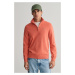 SVETER GANT COTTON FLAMME HALF ZIP SUNSET PINK