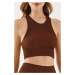 Dámsky top SEAMLESS TOP HALTER RIB