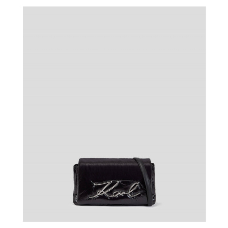 Kabelka Karl Lagerfeld K/Signature Soft Shb Nylon Čierna